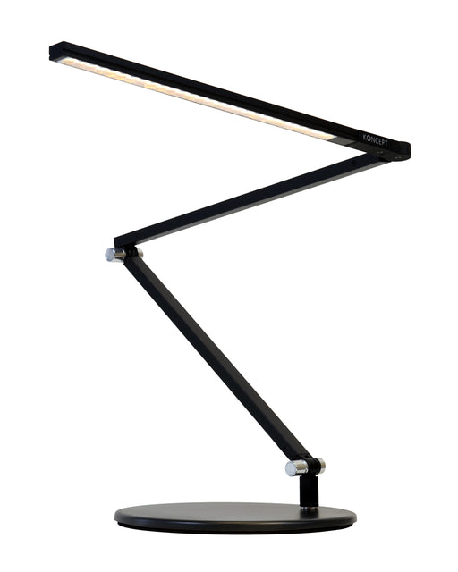 Z-Bar mini Desk Lamp with base (Warm Light; Metallic Black)