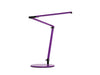 Z-Bar mini Desk Lamp with base (Warm Light; Purple)