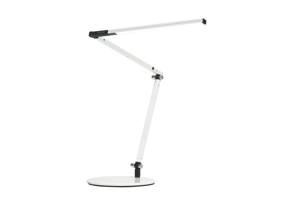 Z-Bar mini Desk Lamp with base (Warm Light; White)