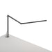 Z-Bar slim Desk Lamp with grommet mount (Warm Light; Metallic Black)