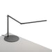 Z-Bar slim Desk Lamp with wireless charging Qi base (Warm Light; Metallic Black)