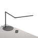 Z-Bar slim Desk Lamp with USB base (Warm Light; Metallic Black)