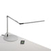 Z-Bar slim Desk Lamp with USB base (Warm Light; Silver)