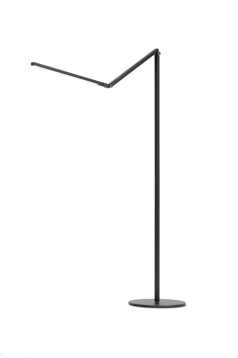Z-Bar Floor Lamp  (Warm Light; Metallic Black)