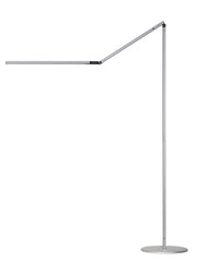 Z-Bar Floor Lamp  (Warm Light; Silver)