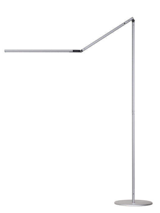 Z-Bar Floor Lamp  (Warm Light; Silver)