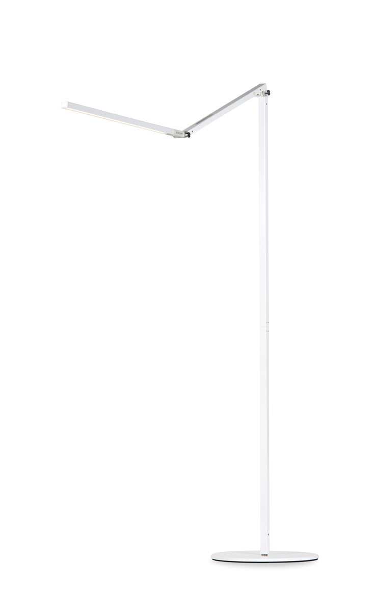 Z-Bar Floor Lamp  (Warm Light; White)