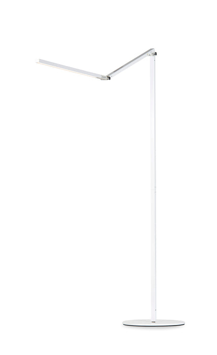 Z-Bar Floor Lamp  (Warm Light; White)