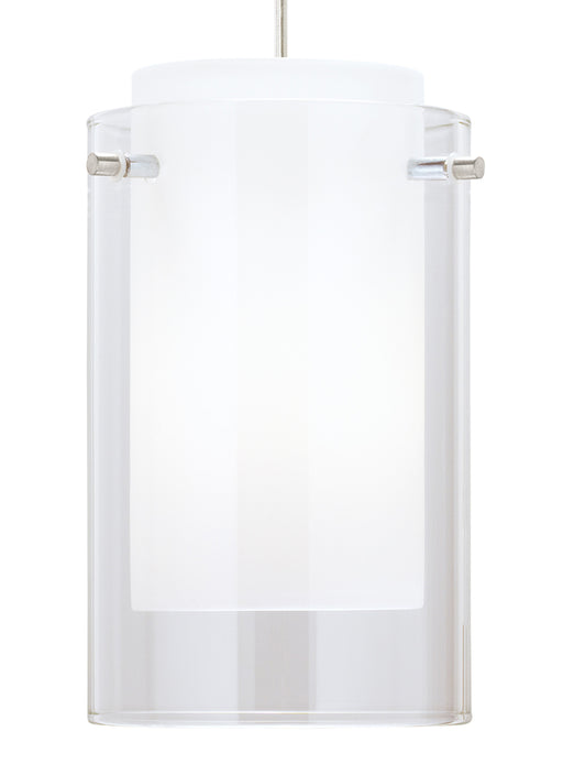 Echo Large Pendant in Satin Nickel