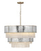 Reverie Large Multi Tier Chandelier in Champagne Gold - Lamps Expo