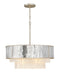 Reverie Medium Drum Chandelier in Champagne Gold - Lamps Expo
