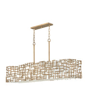 Farrah Eight Light Linear Chandelier - Lamps Expo