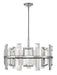 Odette Large Drum Chandelier in Polished Nickel - Lamps Expo