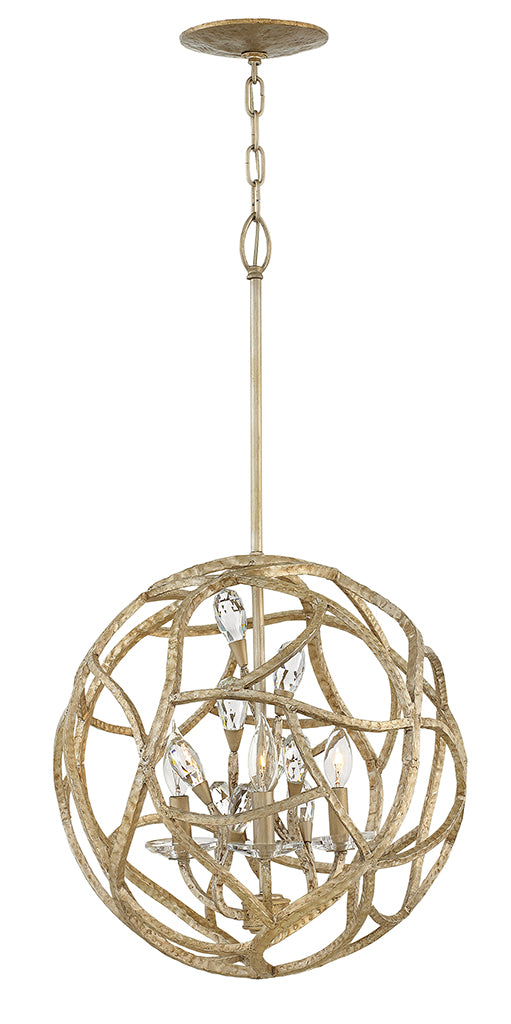 Eve Medium Orb Pendant in Champagne Gold - Lamps Expo