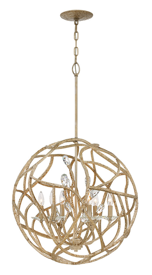 Eve Large Orb Pendant in Champagne Gold - Lamps Expo