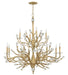 Eve Extra Large Two Tier in Champagne Gold - Lamps Expo