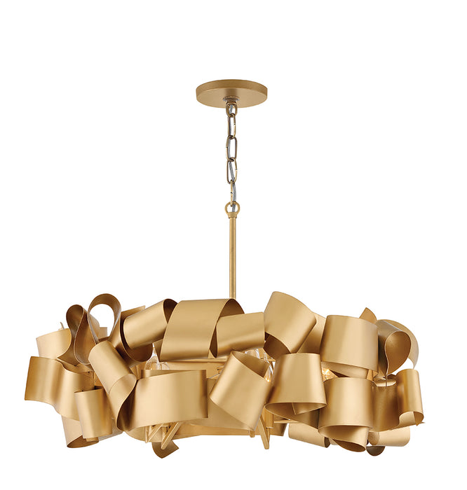 Delfina Medium Single Tier Chandelier - Lamps Expo