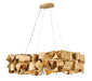 Delfina Six Light Linear Chandelier - Lamps Expo