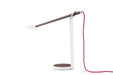 Gravy Desk Lamp (Walnut; Matte White; Warm light)