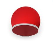 Gravy Wall Sconce - Matte White Body, Matte Red - Plug-in