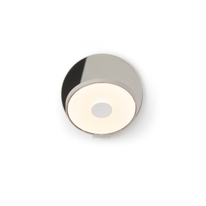 Gravy Wall Sconce - Silver body, Chrome plates - Plug-in