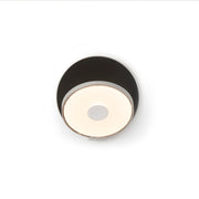 Gravy Wall Sconce - Silver body, Metallic Black plates - Plug-in