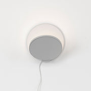 Gravy Wall Sconce - Silver body, Silver plates - Plug-in