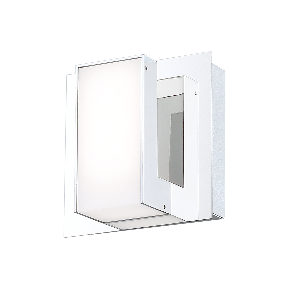 Delrosa 1-Light Wall Sconce in Chrome - Lamps Expo