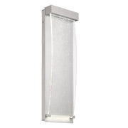 1-Light Surface Mount in Brushed Silver