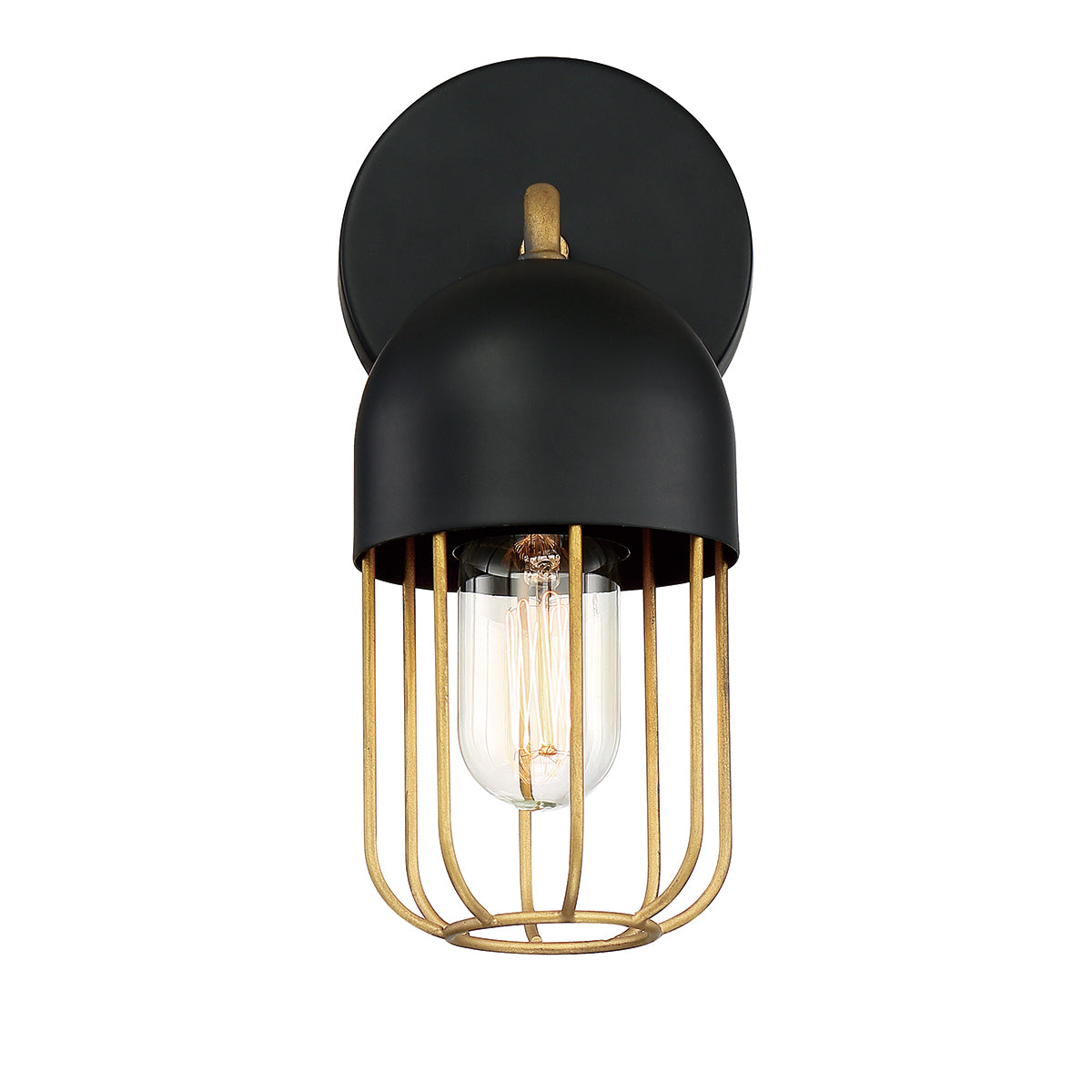 Palmerston 1-Light Wall Sconce in Black