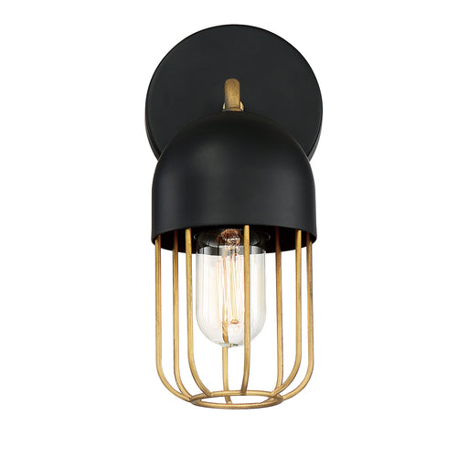 Palmerston 1-Light Wall Sconce in Black