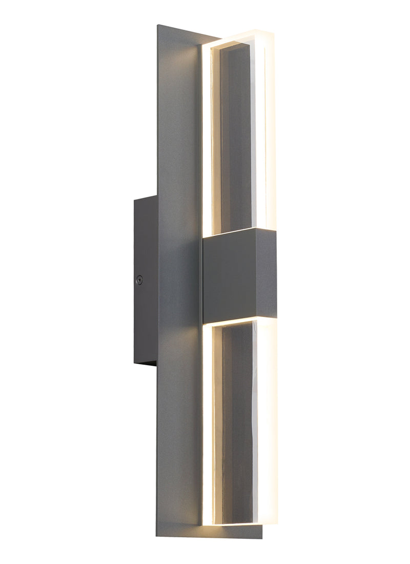 Lyft 18" Outdoor Wall Sconce in Charcoal