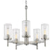 Winslett 5-Light Chandelier - Lamps Expo