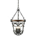 Madera 3-Light Pendant in Black Iron - Lamps Expo