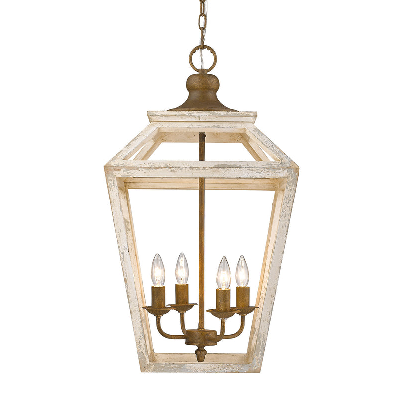 Haiden 4-Light Pendant in Burnished Chestnut - Lamps Expo