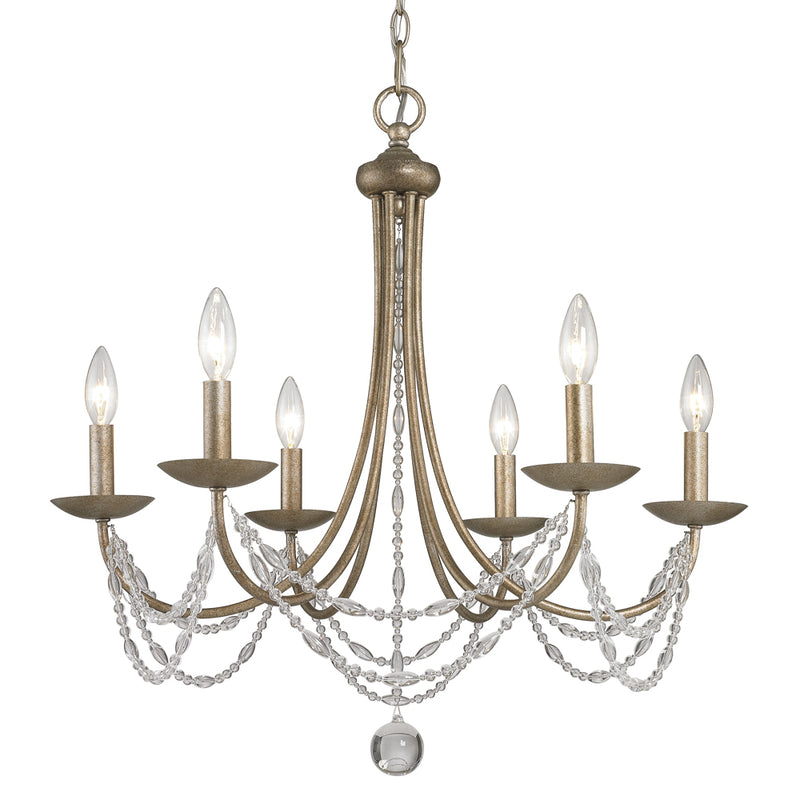 Mirabella 6-Light Chandelier - Lamps Expo
