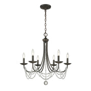 Mirabella 6-Light Chandelier - Lamps Expo