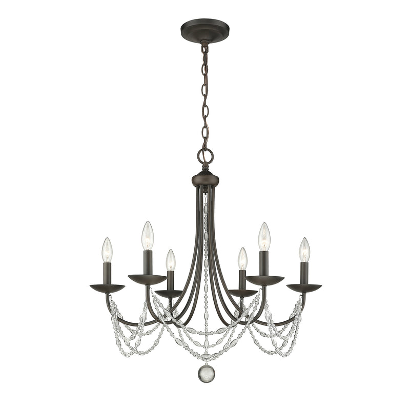 Mirabella 6-Light Chandelier - Lamps Expo