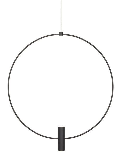 Mini Layla 18" Pendant in Nightshade Black