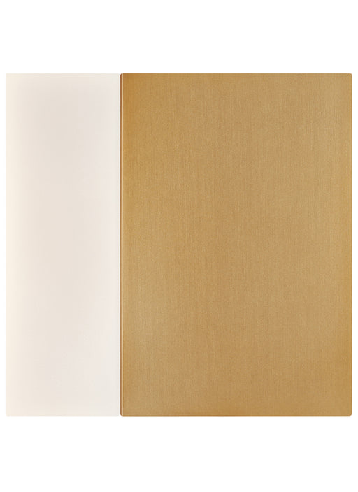 Mortar Wall in Aged Brass