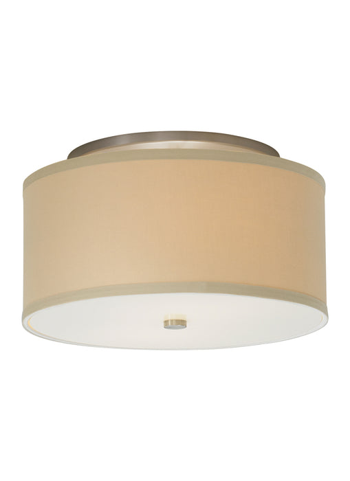 Mulberry Large Flush Mount in Satin Nickel