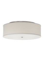 Mulberry Large Flush Mount in Satin Nickel