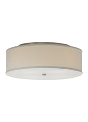Mulberry Small Flush Mount in Satin Nickel