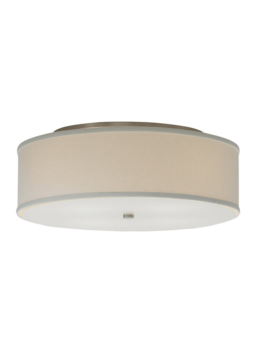 Mulberry Small Flush Mount in Satin Nickel