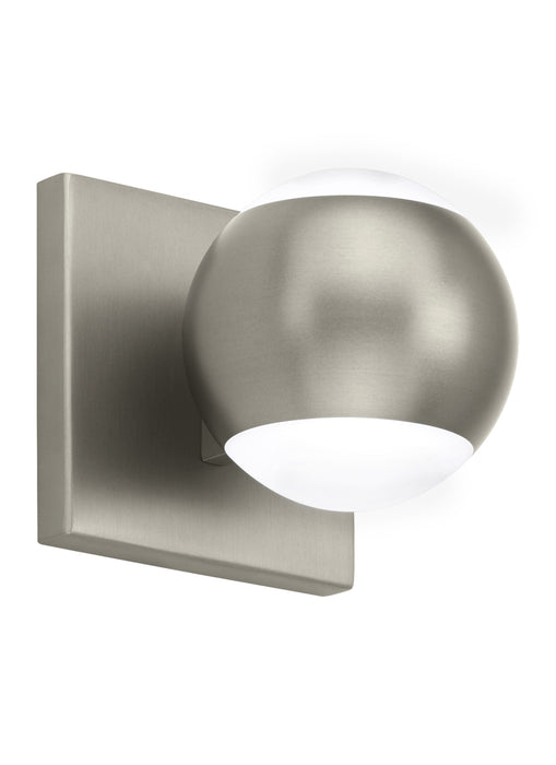 Oko 1-Light Wall/Bath Vanity Light in Satin Nickel