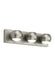 Oko 3-Light Bath Vanity Light in Satin Nickel