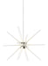 Photon 34" Chandelier in Satin Nickel
