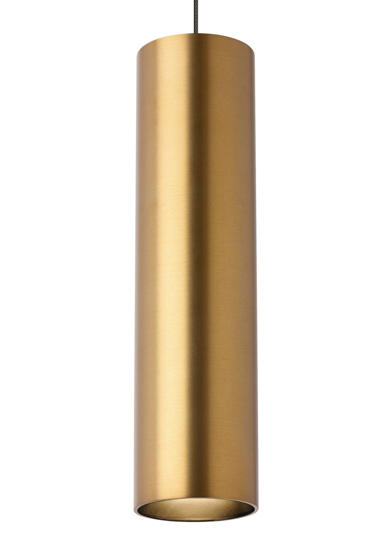 Piper Pendant in Aged Brass