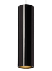 Piper Pendant in Black/Satin Nickel