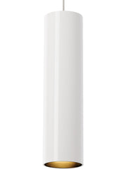 Piper Pendant in White/Satin Nickel